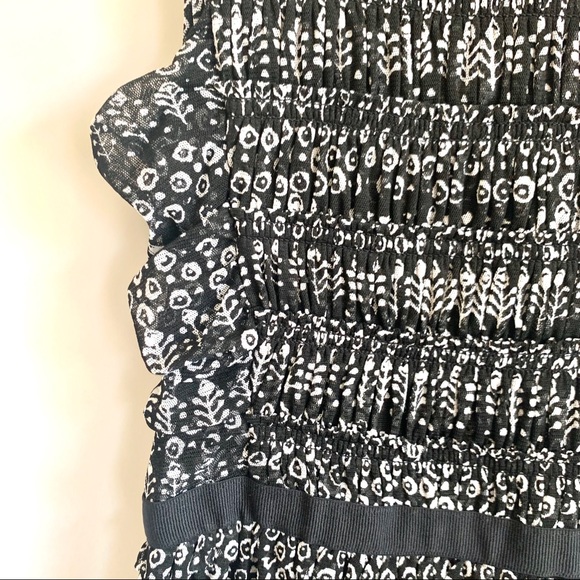 ANTHROPOLOGIE Postmark Ruched Smoked Dress - Picture 8 of 14